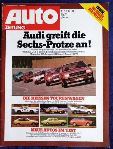 Auto zeitung 1977 audi - auto,