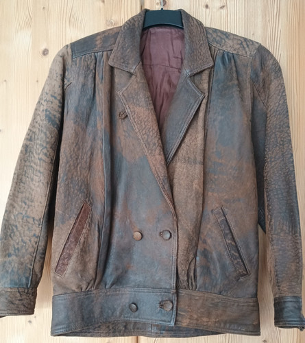 Lederjacke jacke damen - jacke,