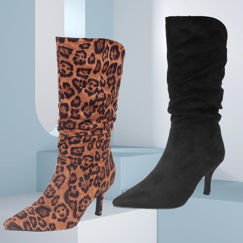 Halbhoher damenstiefel mit - damenstiefel,
