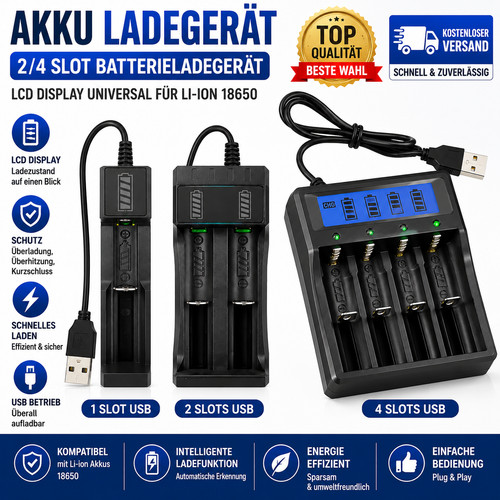 Akku ladegerät slot - ladegerät,