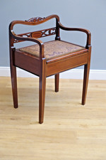 Hocker Klavierstuhl um 1900