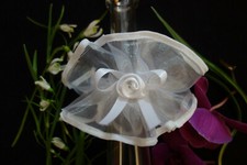 Kerzenrock Tropfschutz  Kommunion Taufe NEU weiß D3,5-5cm