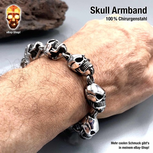 Skull armband - skull,