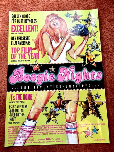 Boogie nights kinoplakat - boogie,