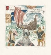 Exlibris David Bekker - Axel