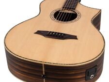Gitarre BROMO vollmassiv Rocky Mountain Serie Cut+Tonabnehmer +Tasche AUSSTELLER