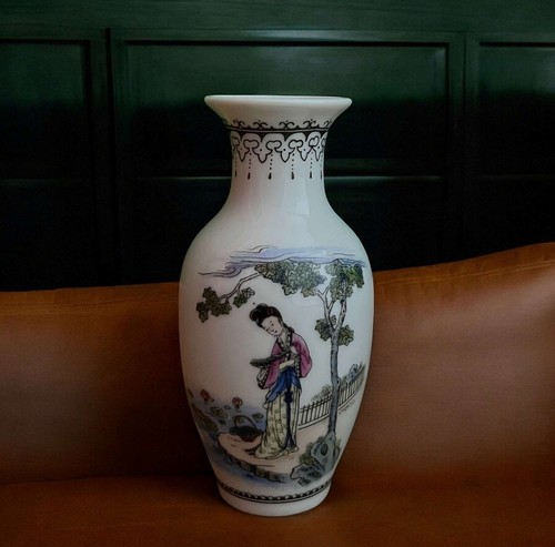 Chinesische porzellan vase - porzellan, mit