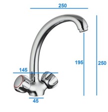 Zweigriffarmatur Wasserhahn