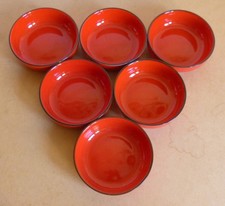 THOMAS SCANDIC ROT 6 MÜSLISCHALEN DESSERTSCHALEN Ø 13,5 CM