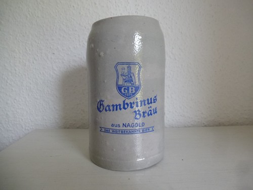 Vintage bierkrug gambrinus - gb,