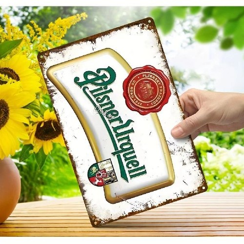 Blechschild pilsner urquell - blechschild,