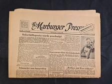 Zeitung marburger presse - presse, nr