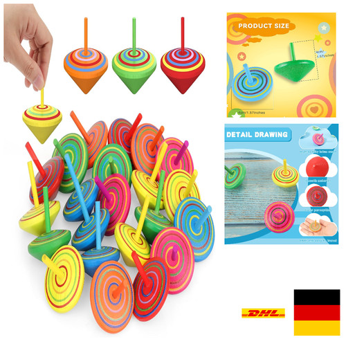 Holzkreisel spielzeug - holzkreisel, 30