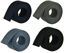 5 X  Wechsel Gurtbänder Längen freier Auswahl Stoffgürtel Canvas 4 cm Breit