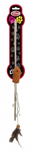 Katzenangel mit fisch federn - fisch,