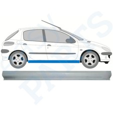 Für Peugeot 206 1998- 5 Tür