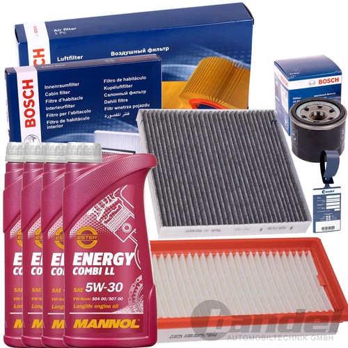 Bosch filterset mannol 5w30 - bosch,
