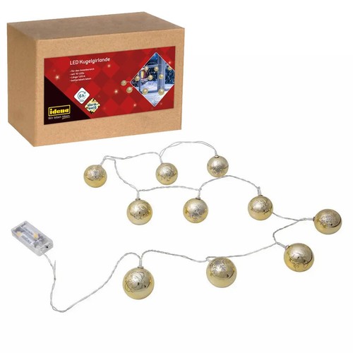Led lichterkette kugelgirlande - led-lichterkette,