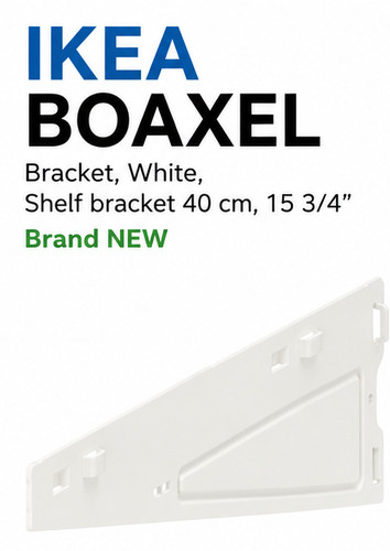Ikea boaxel halterung weiß - ikea,