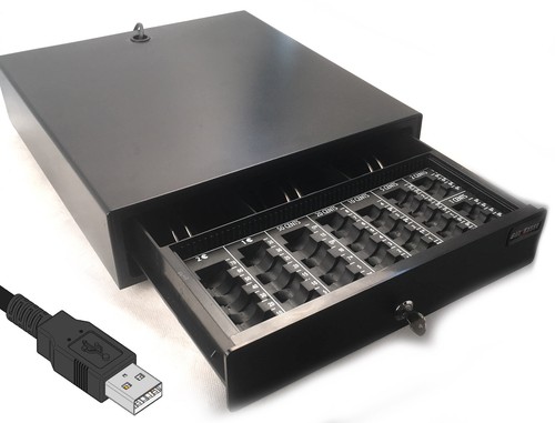 Usb kassenlade mit münzbrett - usb,