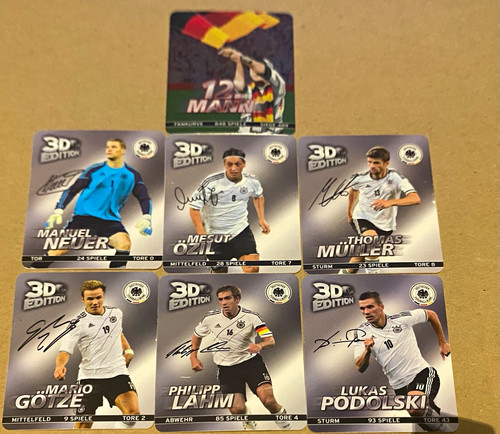 Rewe dfb edition autogramm - 3d,