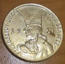 Münze Janosikov Dukat 1713 , slowakischer Robin Hood