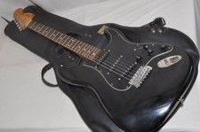 Fender Japan Squier ST72 Large Head Black E-Gitarre Ref No 7210