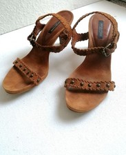 Sergio Rossi Leder Sandale