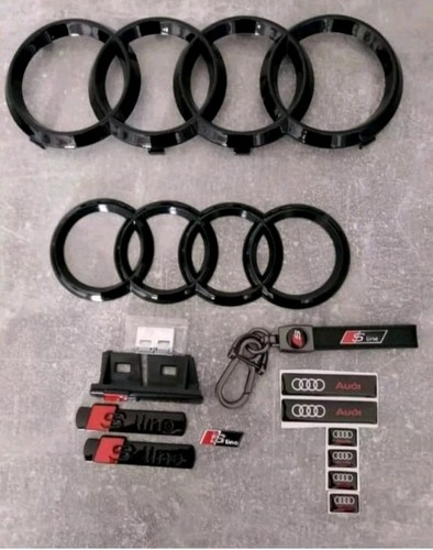 Sett audi emblem - sett,