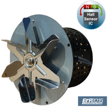 EBM Papst Abzugsventilator Verbrennungsabgase Abgase  Heißluft  Saugzuggebläse