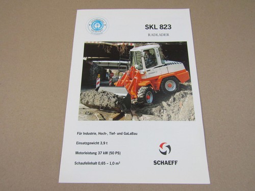 Prospekt schaeff skl 823 - prospekt,