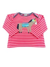 Frugi Pink Stripe Donkey Long