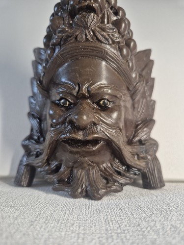 Asiatische holzmaske wandmaske - asiatische,