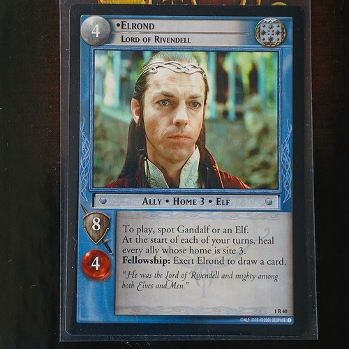 Lotr tcg 1r40 elrond lord - elrond,, of