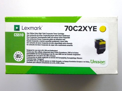 Original lexmark 70c2xye - 70c2xye, toner