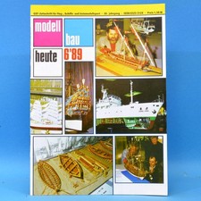 Modellbau heute 6 1989 GST DDR Flugmodell Schiffsmodell Bauplan Modellrennboot