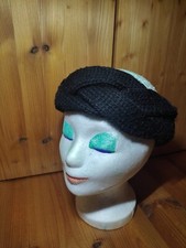 Vintage warmes Stirnband Zopfmuster Knoten, Strick Haarband, Ohrwärmer Winter