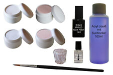 Set Acryl Pulver je 10g Klar