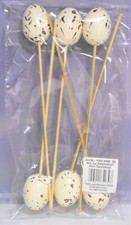 Ostern 6 Steck-Eier Styropor
