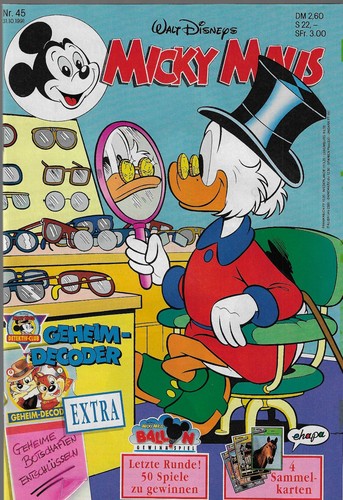 Micky maus 1991 mit - nr.45,