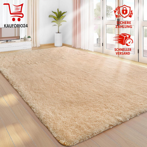 Hochflor teppich beige - hochflor,