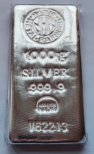 Kilo 999 silber nadir mit - 1,
