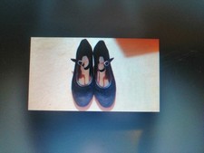 Flamencoschuhe, Wildleder, Gr