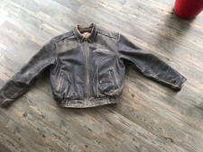 Harley Davidson Braune Lederjacke Motorcycle Jacket Men's Size XL Grösse