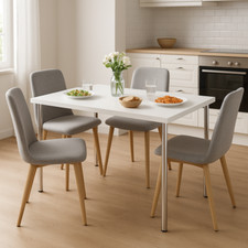 Küchentisch Esstisch 100-120x60-70 cm –pflegeleicht & stabil –ideal für Familien