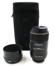 SIGMA 105MM F/2.8 EX DG MACRO HSM OS, FÜR NIKON, GUTER ZUSTAND