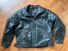 Dainese Motorrad Biker Lederjacke schwarz Gr. 56