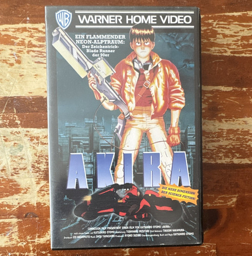 Akira vhs warner home video - vhs,