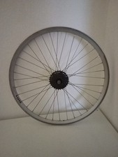 Laufrad 26 Zoll 7-fach Hinterradfelge Hohlkammer  Top Silber 