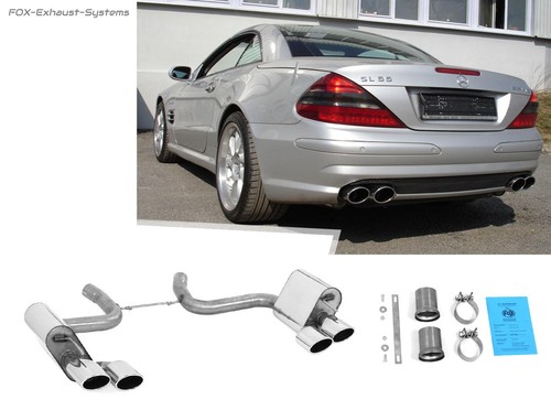 Duplex sportauspuff mercedes - ,